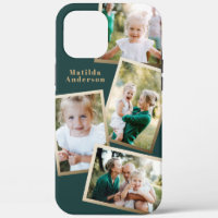 Modern stylish gold multi photo family electronic