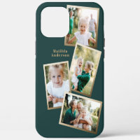 Modern stylish gold multi photo family electronic
