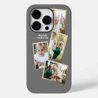 Modern stylish gold multi photo family electronic