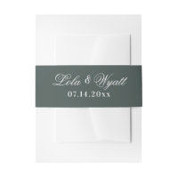 Modern Stylish Green Elegant Wedding