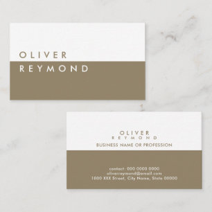 Modern & Stylish half-sepia professional Business Card