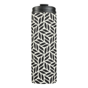 Modern Stylish Leaf Pattern Thermal Tumbler