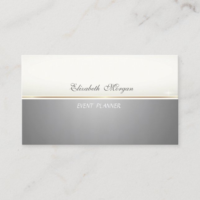 Modern Stylish  Luxury Professional Business Card (Front)