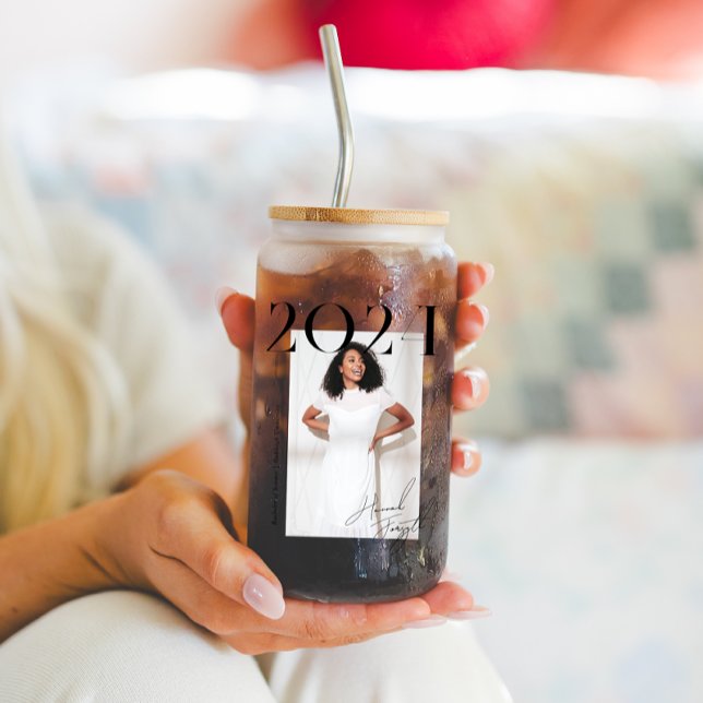 Modern Stylish Magazine | Graduation Photo Can Glass (Creator Uploaded)