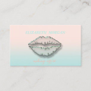 Modern Stylish,Makeup Artist,Lips Business Card