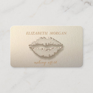 Modern Stylish,Makeup Artist,Lips Business Card