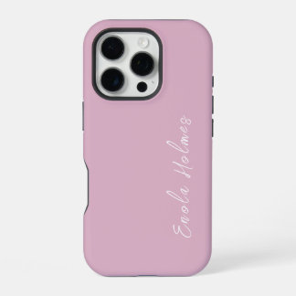 Modern Stylish Monogrammed Script iPhone 16 Pro Case