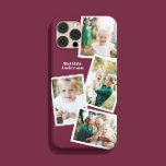 Modern stylish multi photo family electronic Case-Mate iPhone 14 case<br><div class="desc">Modern stylish multi photo family electronic phone case design. Ideal birthday,  Christmas,  mothers day or Fathers day design. Colours can be changed.</div>