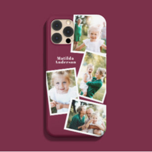 Modern stylish multi photo family electronic Case-Mate iPhone 14 case