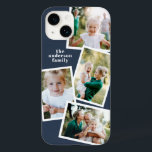 Modern stylish multi photo family electronic Case-Mate iPhone 14 case<br><div class="desc">Modern stylish multi photo family electronic phone case design. Ideal birthday,  Christmas,  mothers day or Fathers day design. Colours can be changed.</div>
