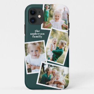 Modern stylish multi photo family electronic Case-Mate iPhone case