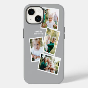 Modern stylish multi photo family electronic iPhone 14 case