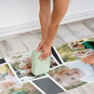 Modern stylish multi photo family home decor yoga mat