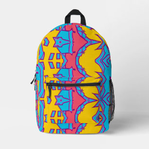 Modern stylish multiple colour classic design pr printed backpack