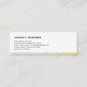 Modern Stylish Pattern Mini Business Card