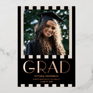 Modern Stylish Photo College Graduation Party