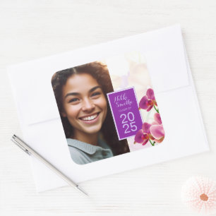 Modern Stylish Photo Graduation Stickers