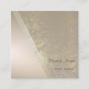 Modern Stylish Professional Geometric Square Business Card