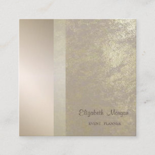 Modern Stylish Professional Geometric Square Business Card