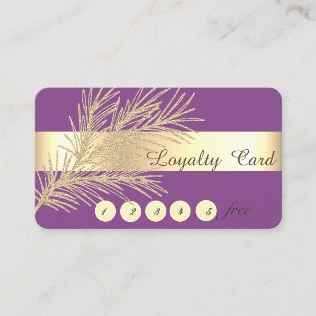 Modern Stylish,Professional  Loyalty Card (Front)