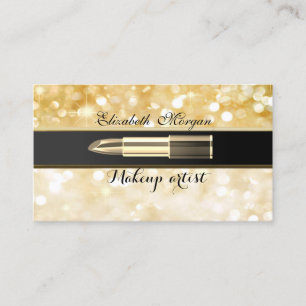 Modern Stylish Professional -Makeup-Lipstick Business Card