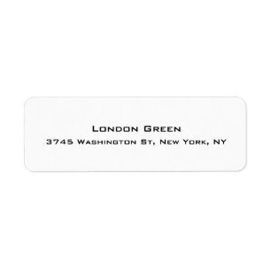 Modern Stylish Professional Plain Simple White