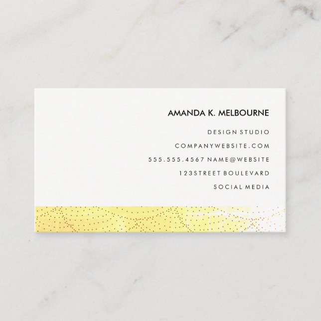 Modern Stylish Rustic  Pattern Business Card (Front)