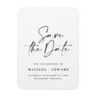 Modern stylish script elegant typography wedding