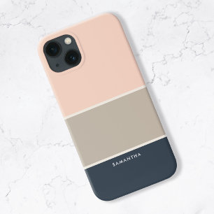 Modern Stylish Stripe Pattern iPhone 13 Case