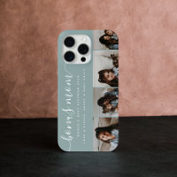 Modern Stylish Teal Photo Bonus Mum Mothers Day