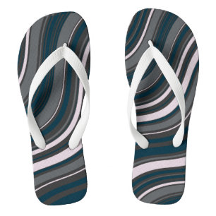  Modern Stylish Unsex Rustic Blue &Grey  Jandals