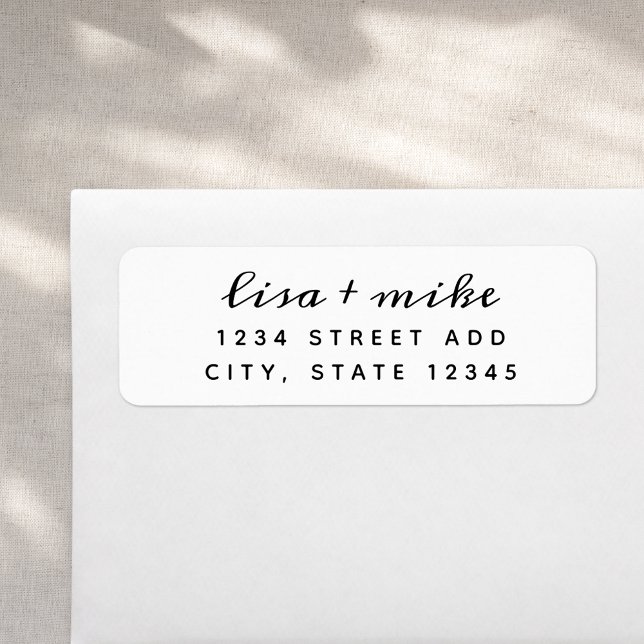 Modern Stylish Wedding Return Address (Creator Uploaded)