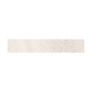 MODERN STYLISH WEDDING rustic copper spot confetti Invitation Belly Band