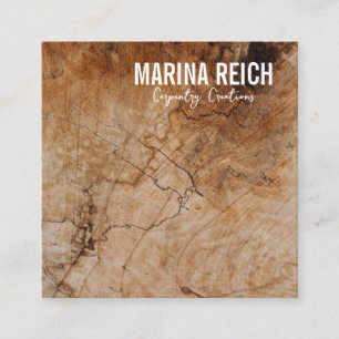 modern stylish woodworkers Business Card