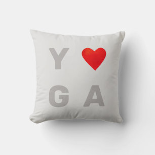 Modern Stylish Yoga Heart Cushion