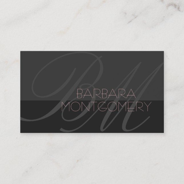 Modern stylist fashion designer Business Card (Front)