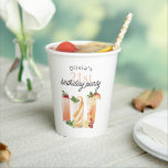 Modern Summer Cocktails 21st Birthday Party Paper Cups<br><div class="desc">This refreshingly colourful 21st birthday party design displays a grouping of 3 fruity mouth-watering cocktails in fresh watercolors. Whether celebrating poolside, on a veranda, or in a posh restaurant or cafe, this party cup sets the tone for a lovely celebration. Personalise the text template with the guest of honour's name....</div>