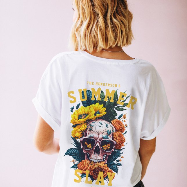 Modern Summer Family Vacation Tropical Women T-Shirt (Creator Uploaded)