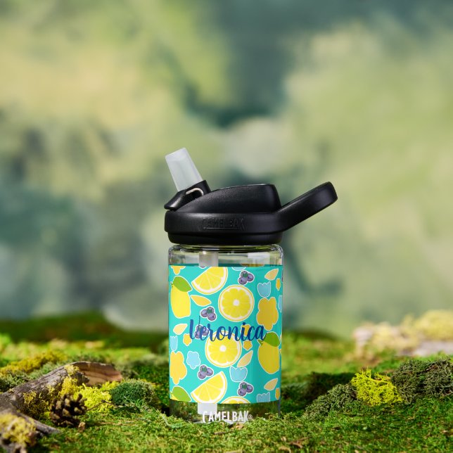 Modern Summer Lemon Water Bottle (Outdoor)