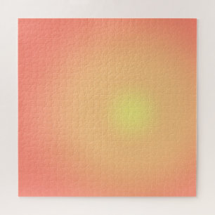 Modern sun gradient Watercolor Rainbow Jigsaw Puzzle