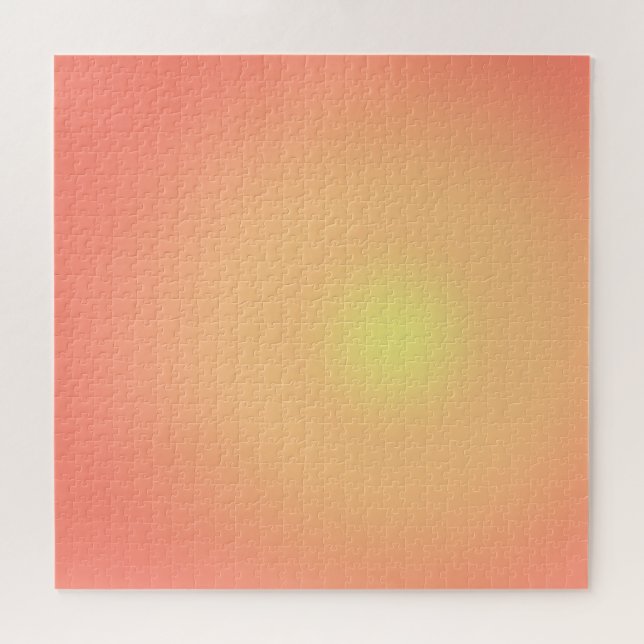 Modern sun gradient Watercolor Rainbow Jigsaw Puzzle (Horizontal)