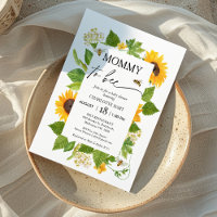 Modern Sunflowers Mommy To Bee Baby Shower 