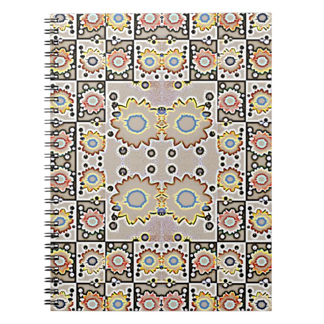 Modern Sunflowers Pattern Notebook (Front)