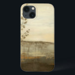Modern Sunset Landscape Oil Painting iPhone 13 Case<br><div class="desc">A modern oil painting of a landscape by Jennifer Goldberger. Leaves creep in from the side while a beautiful sunset rests on the horizon. An amazing print that would make an amazing purchase!</div>