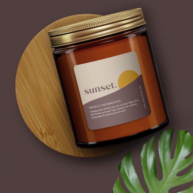 Modern Sunset Product Label (Creator Uploaded)