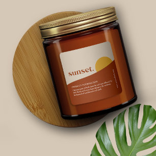 Modern Sunset Product Label