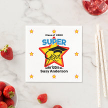 Modern Super Grad Logo - Personalise Name and Year