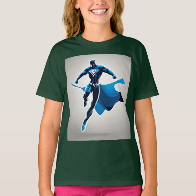 Modern Superhero Logo T-Shirt (Front)