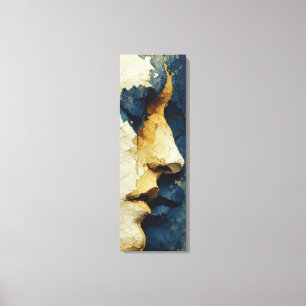 Modern Surreal Portrait Fragmented Bond Canvas Print