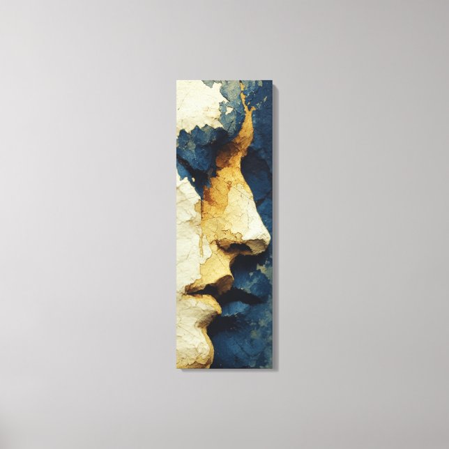 Modern Surreal Portrait | Fragmented Bond Canvas Print (Front)